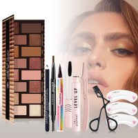 Professional Makeup Set,MKNZOME Make Up Set With Make-up Bag Portable Travel Makeup Kit Birthday Xmas Makeup Gift Set Eyeshadow Palette Foudation Concealer for Women Girls