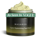 Masaroo Organic Face Cream & Face Moisturiser: Natural Moisturiser Face Women & Men - Face Cream Women for Day & Night - Anti Aging Cream with Vitamin C, E & Natural Collagen, 100ml