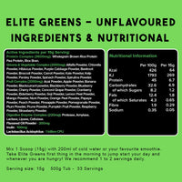 Hellenia Elite Greens Superfood - WOD Powders | 34 Vegan Superfoods and Natural Ingredients, Green and Red Fruits, Berries,Vegetables, Prebiotics & Digestive Enzymes - 500g (Strawberry & Lime)