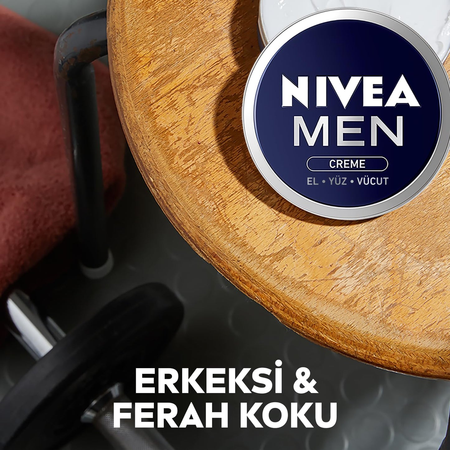 NIVEA MEN Nourishing Skin Cream for Intensive Moisture, Skin Care for Men Ideal for Body, Face and Hands, Light Formula with Vitamin E, Nivea Men Cream (30 ml)