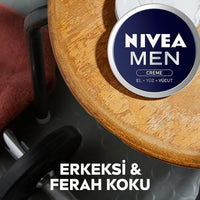 NIVEA MEN Nourishing Skin Cream for Intensive Moisture, Skin Care for Men Ideal for Body, Face and Hands, Light Formula with Vitamin E, Nivea Men Cream (30 ml)