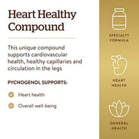 Solgar Pycnogenol 100mg - Derived from Pine Bark - Works Combined with Vitamins C & E - Vegan - 30 Vegetable Capsules, Brown