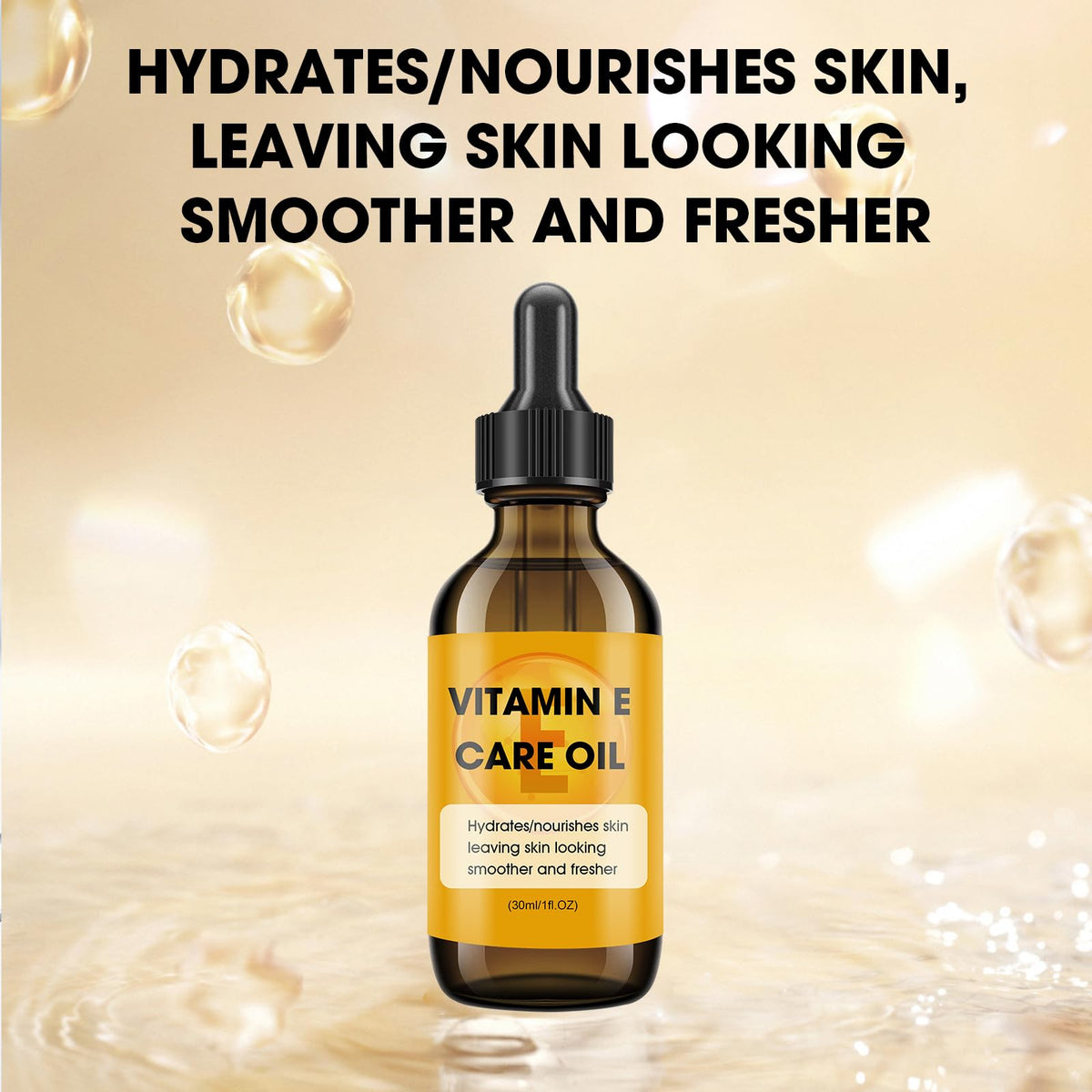 Furpaw Pure Vitamin E Oil for Face & Skin, 100% Naturally Sourced, Plant-Based, Organic