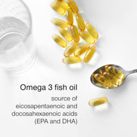 Fish Oil Omega 3 Capsules - High Strength 3000mg - 120 Softgel Capsules - Easy to Swallow & Burpless - Triple Potency DHA 660mg & EPA 990mg - UK Made Omega 3 Supplement - 1000mg Fish Oil per Tablet