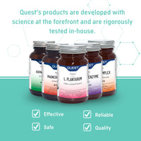 Quest Evening Primrose Oil 1000mg - 90x Primrose Oil Capsules 1000mg for Skin Support & Hormonal Balance. Cold Pressed Primrose Oil with 10% (100mg) GLA per 1000mg Capsule