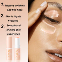 Shengqialun Collagen Multi Balm Stick, Pure Collagen Wand Multi Purposes Easy To Absorb, Beauty Anti-Wrinkles Collagen Stick, Hydrating And Moisturizing For Women And Girls