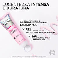 L'Oreal Paris L'Oréal Paris Elvive Glycolic Gloss Conditioner 150ml + Shampoo 200ml + Leave-In Serum 150ml Set for Dull and Porous Hair Intense and Long-Lasting Shine - 3 Bottles