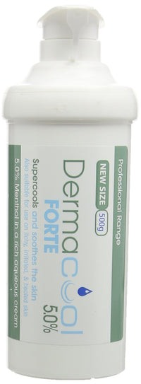 Troo Health Care Dermacool Forte 5% Menthol in Aqueous Cream, 500g (Pack Of 1)