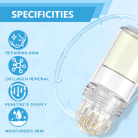 Ninnyi Micro Infusion Facial System With Serum Beauty Lips Kit for Repair Skin Deep Nourishment All Skin Types(5 PCS)