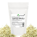 Nutrics® Safed Musli 550mg 90 Vegan Capsules (1 Month Supply) - Supplement - Suitable for Vegan Vegetarian Diet