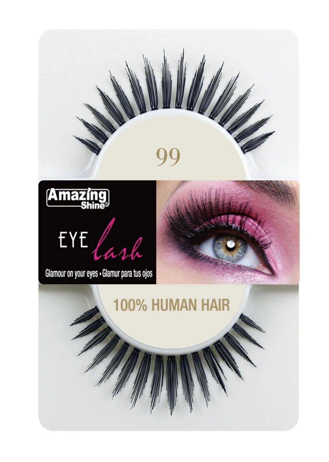 Amazing Shine Human Hair Eyelash 99