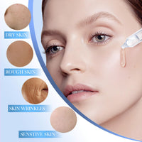 3% Ultra Hydrating Serum 3% Hyaluronic Acid Smoother Skin, Anti-Aging serum for face Single-Use Vials Skincare, Pre-makeup SkinCare, Hyaluronic Acid for Face Erasing Fine Lines and Wrinkles 1.2ml*30