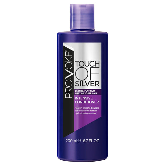PROVOKE Touch of Silver Intensive Conditioner - for Blonde, Platinum, White or Grey Hair - 200 ml