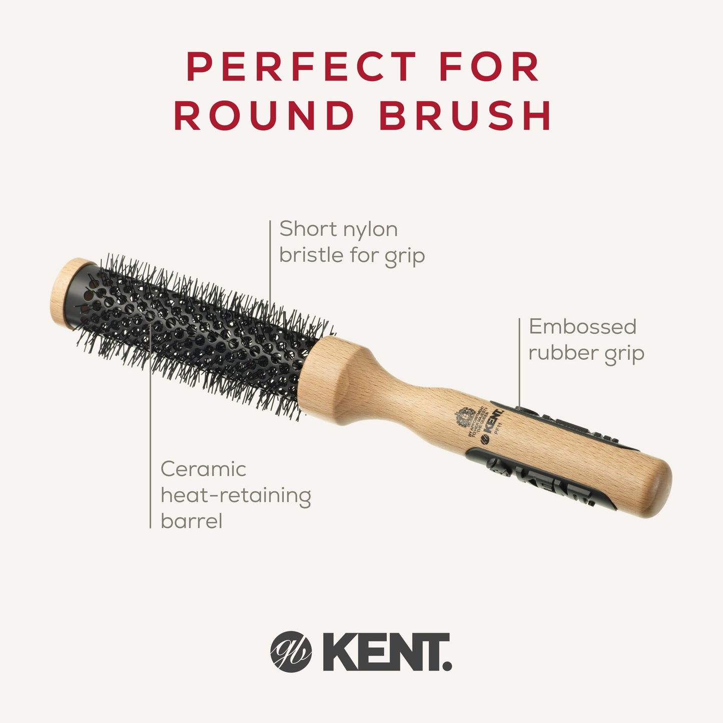KENT Kent Brushes Pf11 35mm Small Ceramic Radial Brush