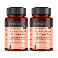 Pureclinica Double Strength Silica Complex – 6 Month Supply! (2000mg Horsetail Extract x 180 Tablets)