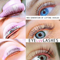 Eyeluvlashes PROFESSIONAL EYELASH EXTENSIONS 5 Pairs Small Lash Lifting Shields Curlers Pads Glueless eyelid shaped Vegan Cruelty Free Eyeluvlashes Lift & Go Lifted Lash Pads Korean Lash Lift (SMALL SHIELDS PINK (5 PAIRS))