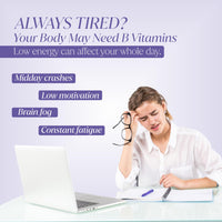 Vitaminnica Because your Health Matters Vitaminnica Neuro Force | Vitamin B-Complex B1, B2, B3, B6, B12 | Energy Levels & Metabolism | 60 Capsules