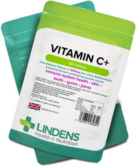 Lindens Vitamin C 1000mg 3-Pack 360 Tablets w/Rosehip Bioflavonoids Supplement