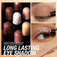 XINYUNXIN 8PCS Eyeshadow Stick Soft Creamy Matte Shimmer Eye Shadow Pencil Crayon Highlighting Pigmented Shiny Eyeshadow Pencil Waterproof Classy Shimmer Eye Shadow Sticks Set (A)