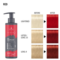 Schwarzkopf Professional CHROMA ID Bonding Color Mask Semi Permanent Mix And Tone Color System Toning Enhancing Refreshing Intense Care Deep Conditioning Shine Vegan Formula Red 300 ml