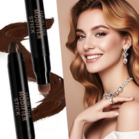 Kenmohuo Root Cover Up Stick, Double Head Root Touch Up, Instant Grey Coverage & Hair Loss Cover for Thin Hairlines & Eyebrows & Beard Line, Long Lasting Sweatproof Waterproof Quick Color (#01)