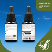 Epigenetics Molybdenum Liquid Supplement 30ml | 200mcg Per Drop | Highly Bioavailable | 6-Month Supply Without additives or flavourings | Made in The UK & Vegan Friendly