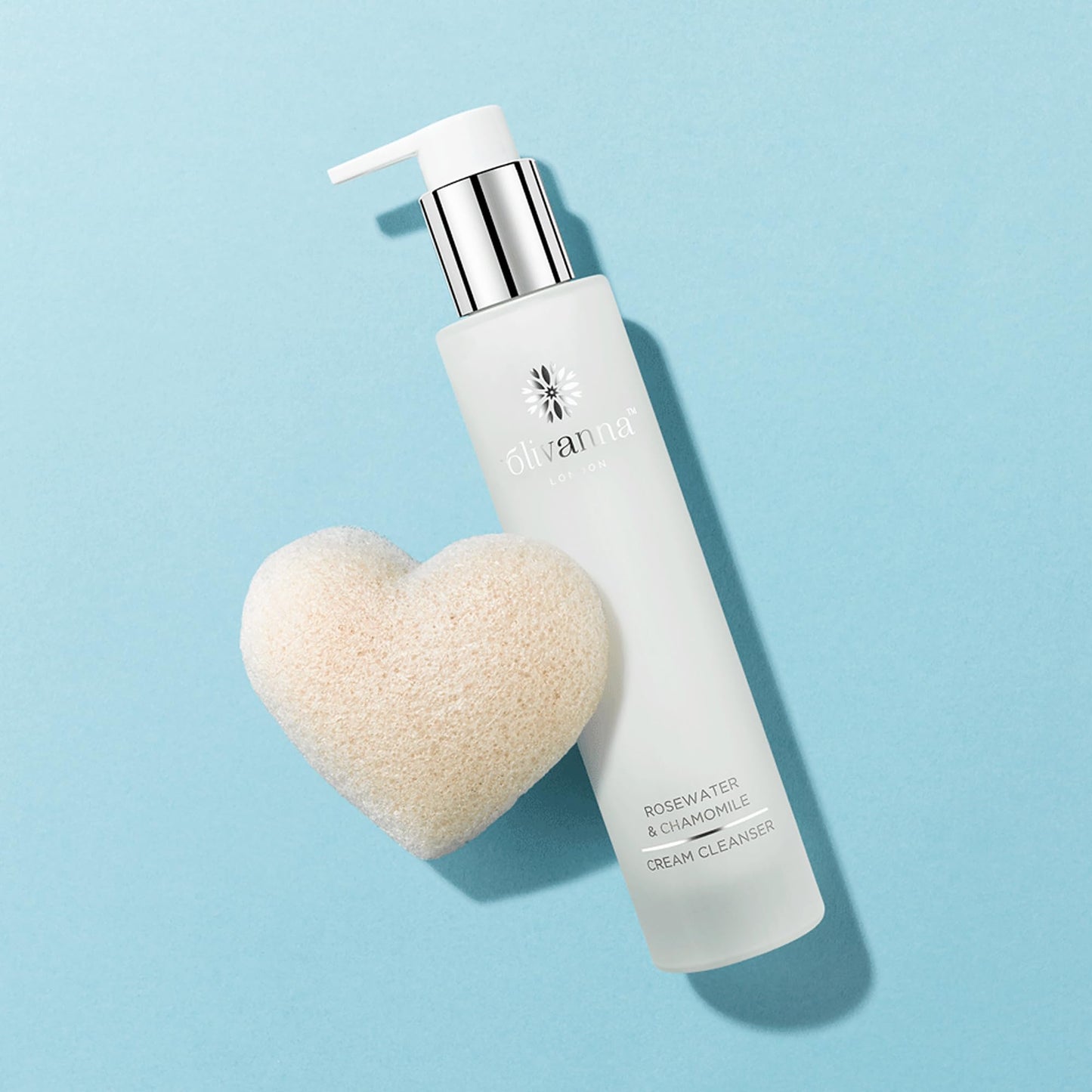 Olivanna Cream Cleanser | Rosewater & Chamomile Face Wash | Powerful Blend Moisturiser | Omega-Rich Deep Cleanser | Anti-Inflammatory Facewash Therapy | Hydrating Facial Wash Cream For Sensitive Skin