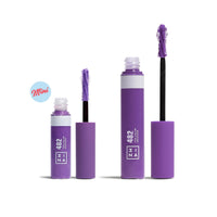 3INA MAKEUP - The Color Mascara 482 (Mini) - Purple Mascara w Vegetal Keratin - Volume and Lift Mascara - Travel Size Mascara