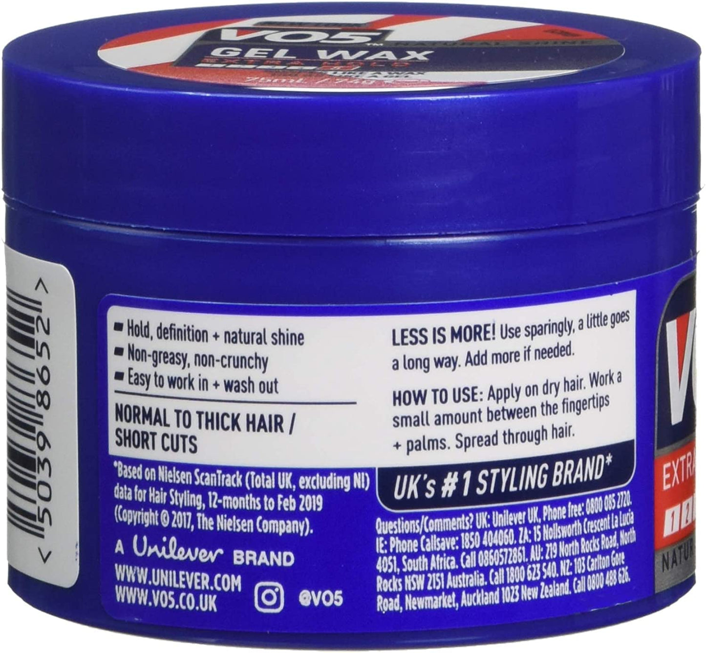 Alberto VO5 GEL WAX 75ML