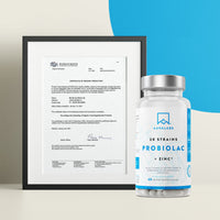 Bio Cultures Complex [ 25-50 Billion CFU ] by AAVALABS - 20 Bacterial Cultures Per Serving - Including Lactobacillus Reuteri, Lactobacillus Gasseri, Lactobacillus Acidophilus - with Zinc and Inulin