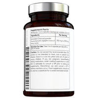 High Purity Activated Charcoal Capsules 2100mg - 120 Capsules - Max Potency - Vegan - Gut and Digestion Supplement - Premium Ingredients - Made in The UK by Vital Haven