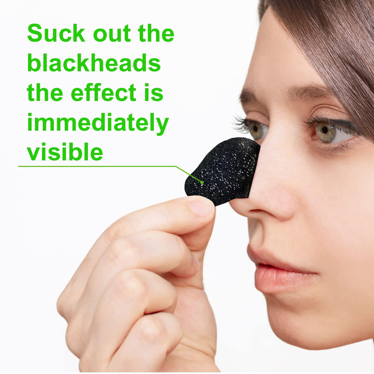 VIDIND Nose Strips Blackhead Pore Strips, Nose Strips Use Natural Bamboo Charcoal to Deeply Clean pores, Remove Blackheads, Acne, Oil and Impurities. Unisex (80 Pcs)