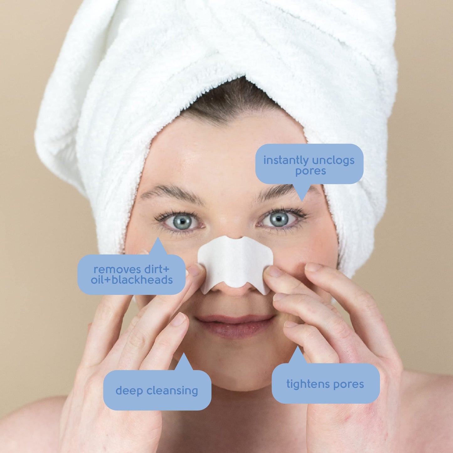 Face Facts Cleansing Nose Pore Strips | Witch Hazel | Draws out impurities & oils | 6 Strips
