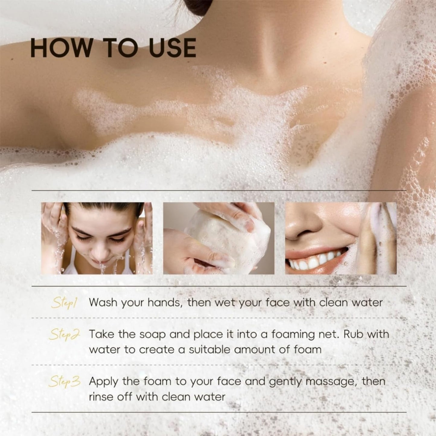 Heefeng 2PCS Turmeric And Ko-jic Acid Soap,Turmeric Soap Bar,Brightening Soaps,Deep Cleansing & Smooth Skin,Even Skin Tone,Refreshing,Moisturize And Nourish Firming Pores And Removing Yellow,For Face & Body