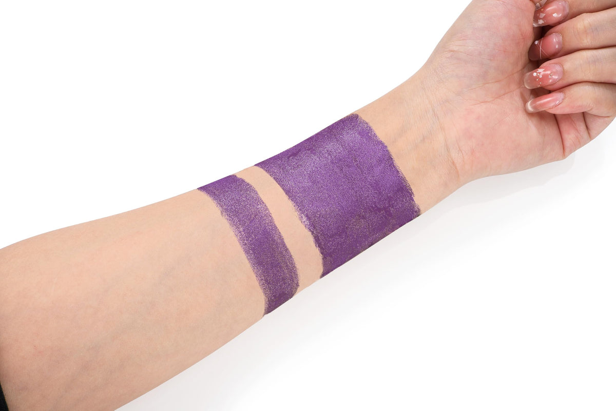 CCbeauty Black Face Paint Stick, Eye Black Football, Eye Black Stick for Baseball Softball, Sweatproof Face Body Paint Stick for Halloween Bash Makeup(Purple)
