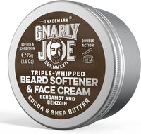 TRADEMARK GNARLY JOE EST.MMXVII Gnarly Joe Beard Softener & Face Cream - Bergamot & Benzoin 85ml - UK Made