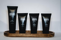 Guapo skincare Guapo Skincare - Mens Skincare Routine Facewash Kit, 4 Step Regime Including Face Wash, Facial Scrub, SPF20 Moisturiser and Nightime Lotion