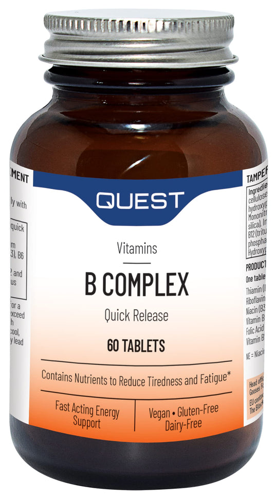 Quest B Complex Quick Release (Formerly Mega B-50) 60 Tablets