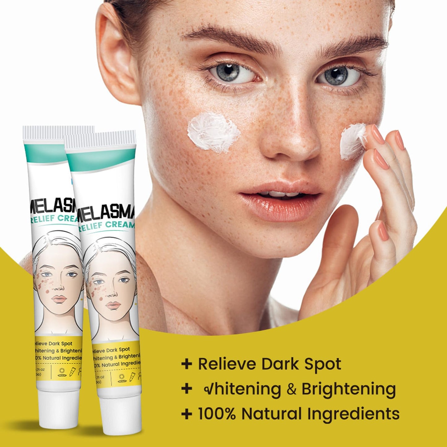MEITREND Melasma Treatment For Face,Dark Spot Remover for Face & Body, Pigmentation Removal Cream,Corrector For Age Spots Sun Spots Freckles Melasma Brown Spots,Freckle Removal Cream