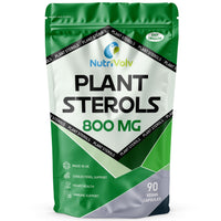 NutriVolv Plant Sterols 800mg Vegan Healthcare Supplements for Heart, Maintains Cholesterol Level and Effectively Boosts Immunity - 90 Capsules