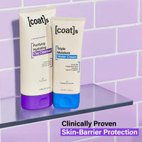 Coats Daily Blemish Defence Duo for Oily Skin – Purifying Hydrating Clay Cleanser 150 ml + Triple Moisture Water Cream 75 ml – Helps Prevent Breakouts + Protect the Skin Barrier