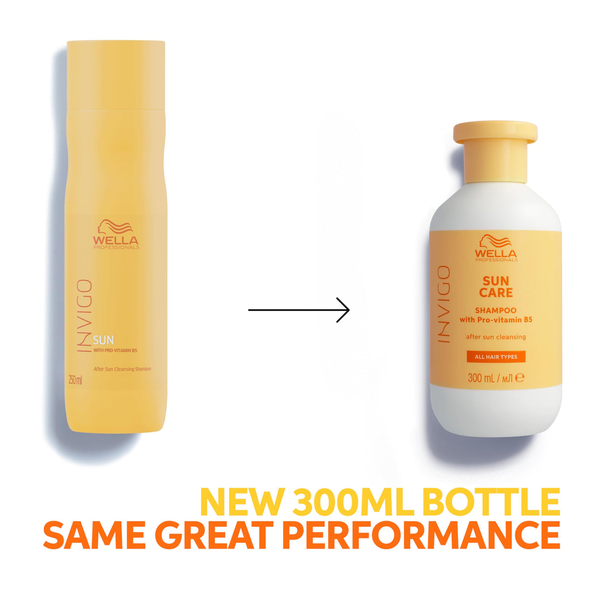Wella Professionals Invigo Sun Care After Sun Gentle Cleansing Shampoo - For After Sand & Sea Salt Exposure - Perfect for Holiday & Travel (300ml)