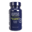 Higher Nature - High Strength - Vitamin B Complex - Reduce Tiredness - Supports Nervous System - Vegan Friendly - 90 Capsules