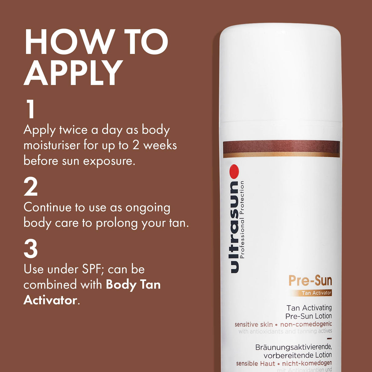 ultrasun Ultrasun Pre Sun Tan Activator 150ml Gel for Sensitive Skin