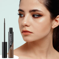 Ninnyi Peel Off Eyebrow Gel, Waterproof Semi Permanent Pomade, Tearing Eye Brow Tint (Dark Brown)