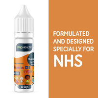 PROHEALTH Certified Preservative-Free Vegan Vitamin D3 Drops for Infants & Children - Sugar-Free, All-Natural, NHS Approved (2-Month Supply)