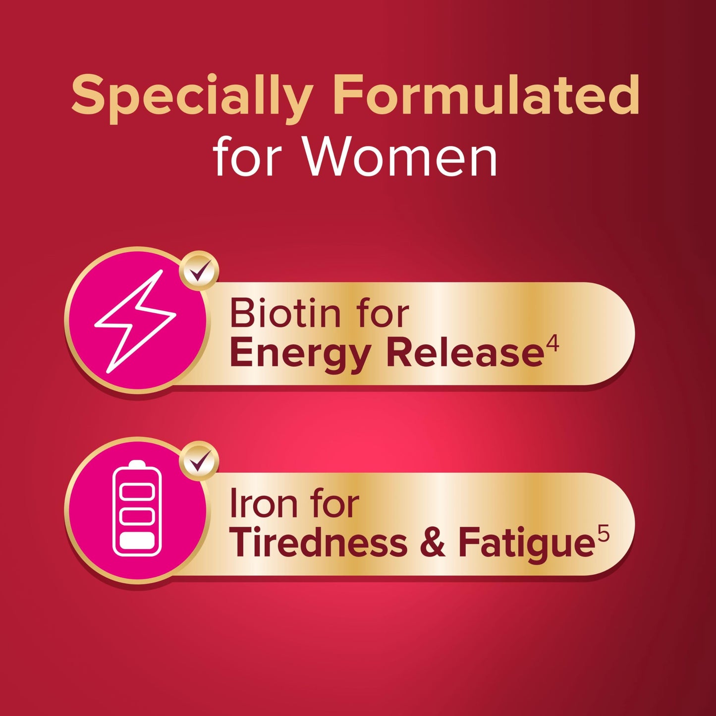 Sevenseas Seven Seas Omega-3 and Multivitamins Woman, with Biotin and Iron, 30-Day Duo Pack