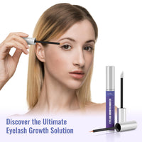 SNOWSEN Eyelash Serum, Enhancing Lash & Brow Serum, Vegan & Cruelty-Free,Natural Peptides & Biotin for Long,Thick Lashes and Eyebrows, Lash Serum with Brow Enhancer, Irritation Free Formula, 2x3.5 ml