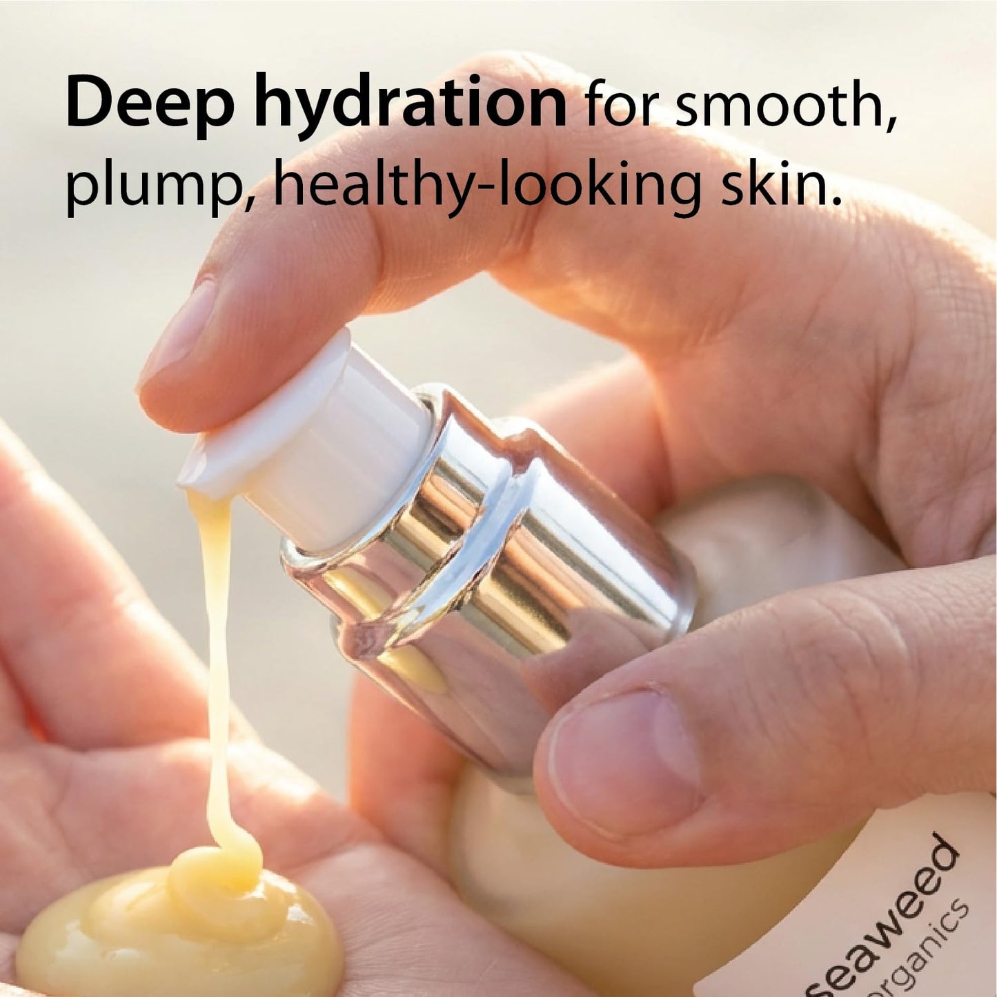 SEAWEED ORGANICS Seaweed Organics Mid Seaweed Rejuvenating Facial Essence – Lightweight Nourishing Skin Serum with Natural Seaweed – Hydrates & Plumps for a Healthy, Radiant Complexion