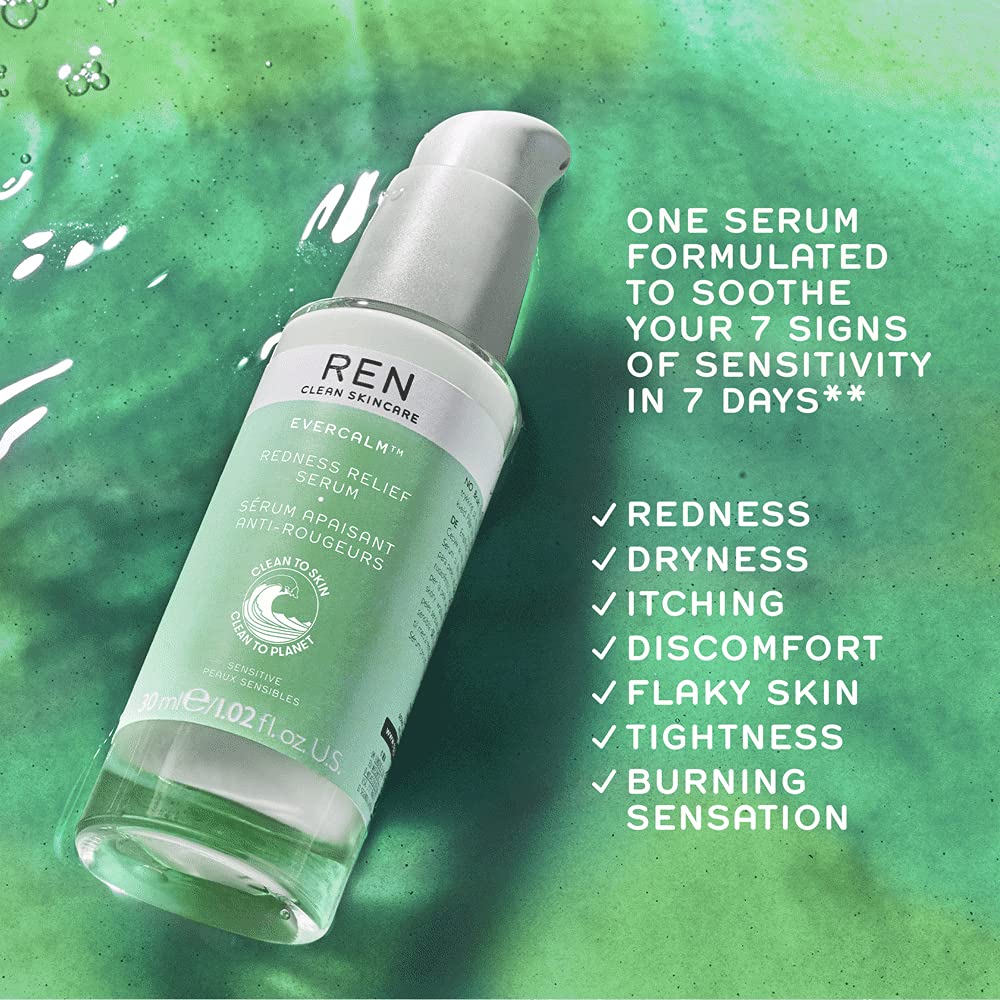 REN Clean Skincare Evercalm Redness Relief Serum 30 ml